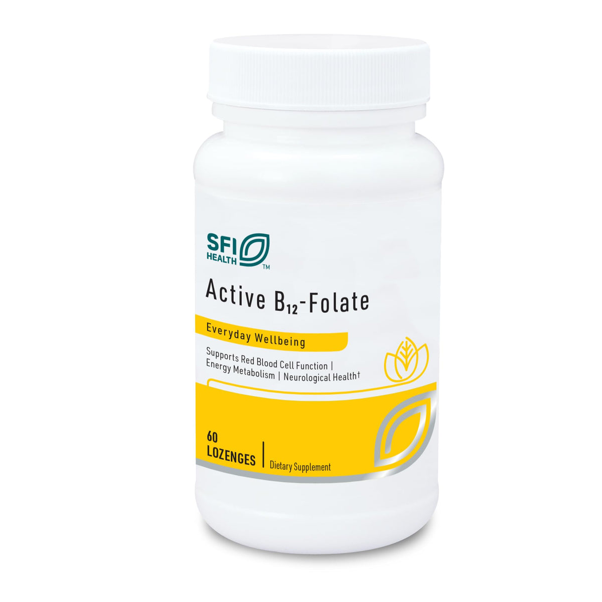 Klaire Labs SFI Health Active B12 + Folate lozenge bottle