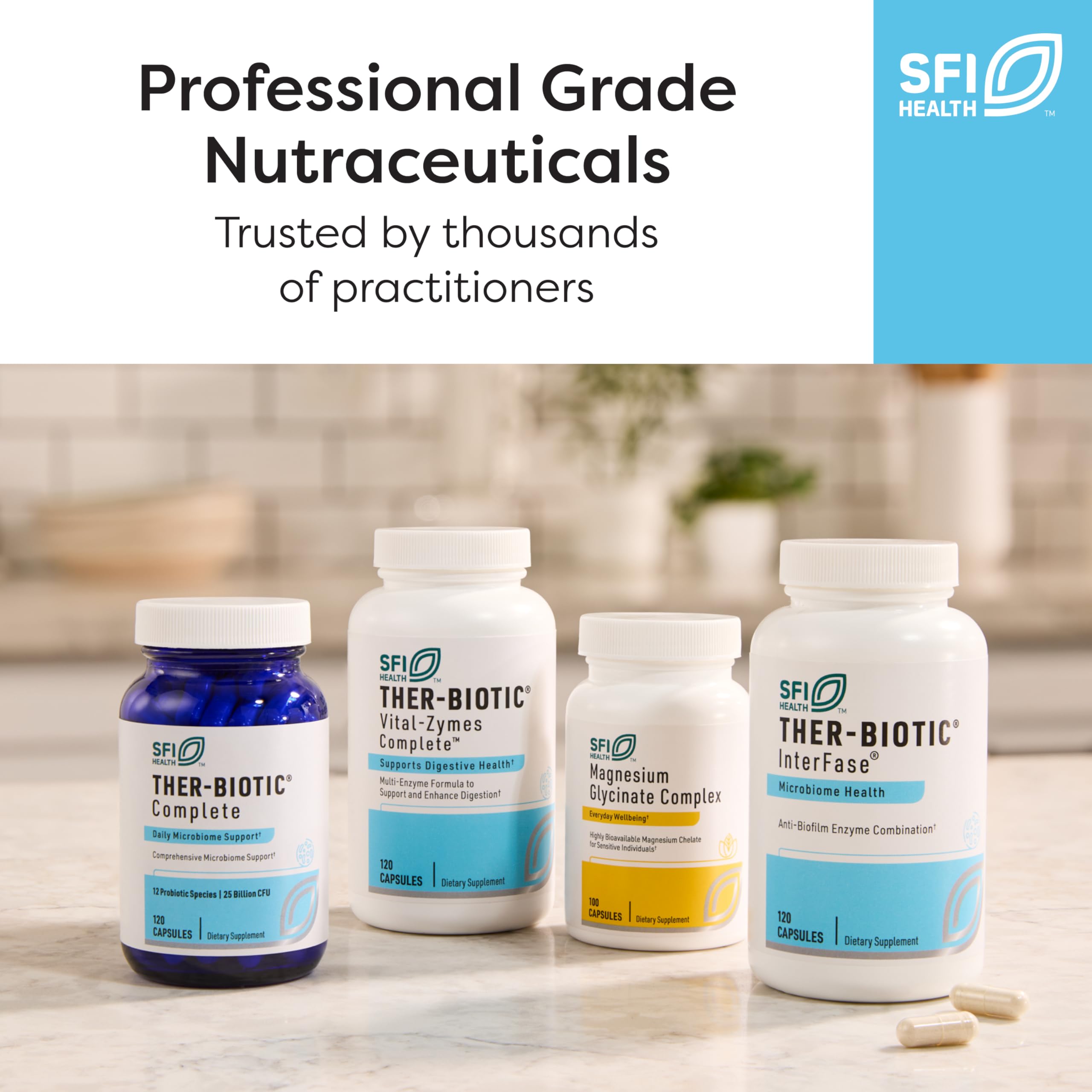 Capsules of Lactobacillus fermentum in Klaire Labs Ther-Biotic Target B2