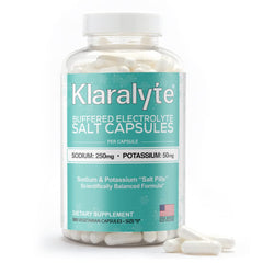 Klaralyte Buffered Electrolyte Salt Capsules bottle front view