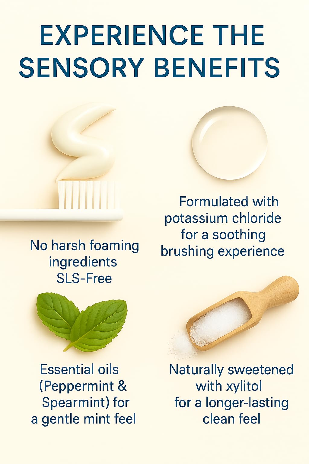 Family-friendly KLARI toothpaste suitable for adults and children.
