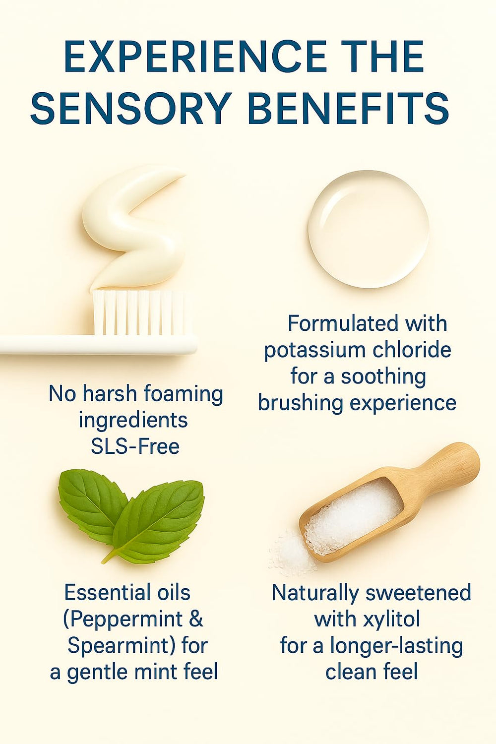Family-friendly KLARI toothpaste suitable for adults and children.