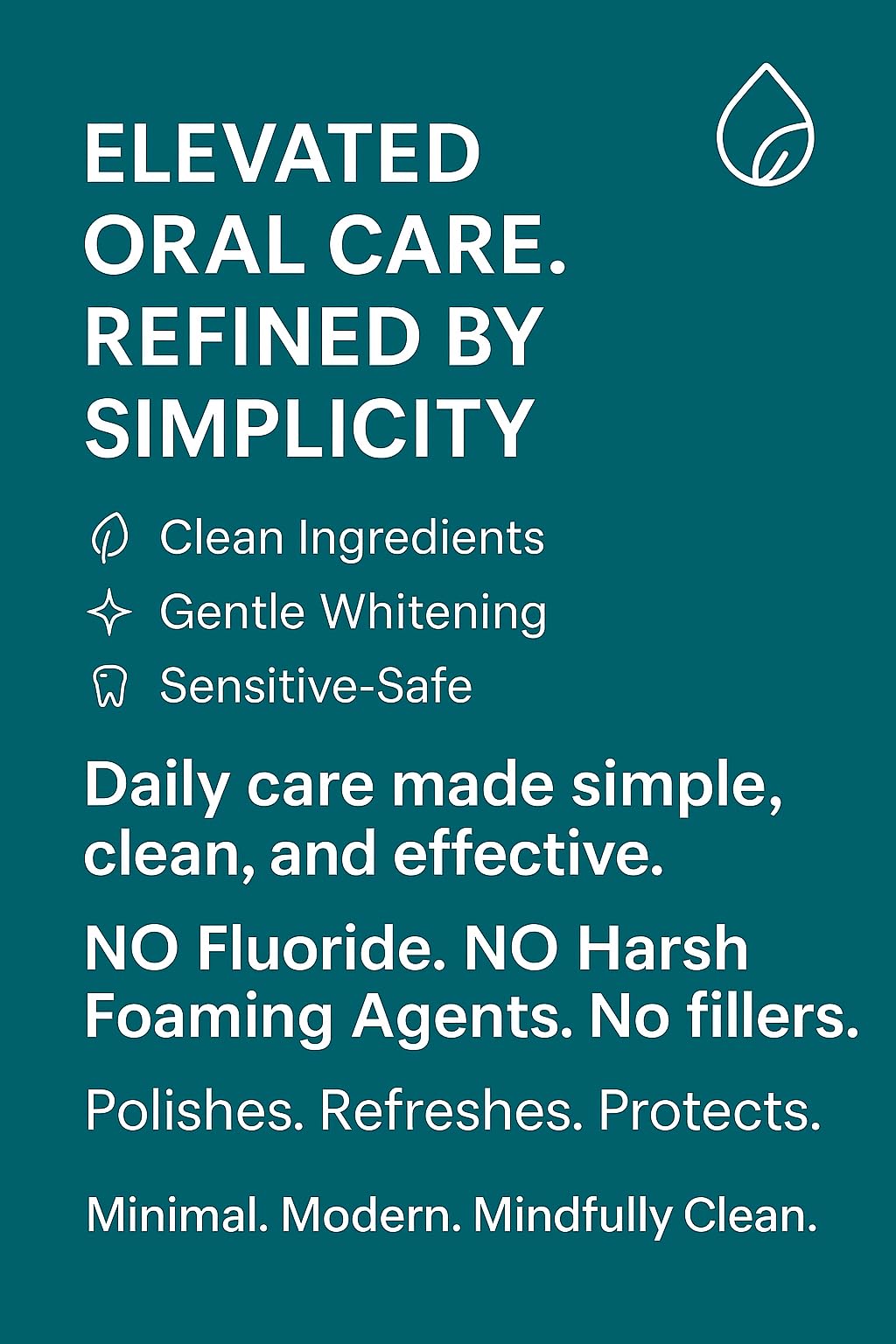 Toothpaste tube next to a toothbrush, indicating a non-abrasive formula for adults and kids.