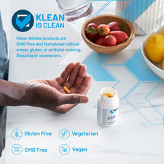 Front label of Klean ATHLETE Klean B-Complex