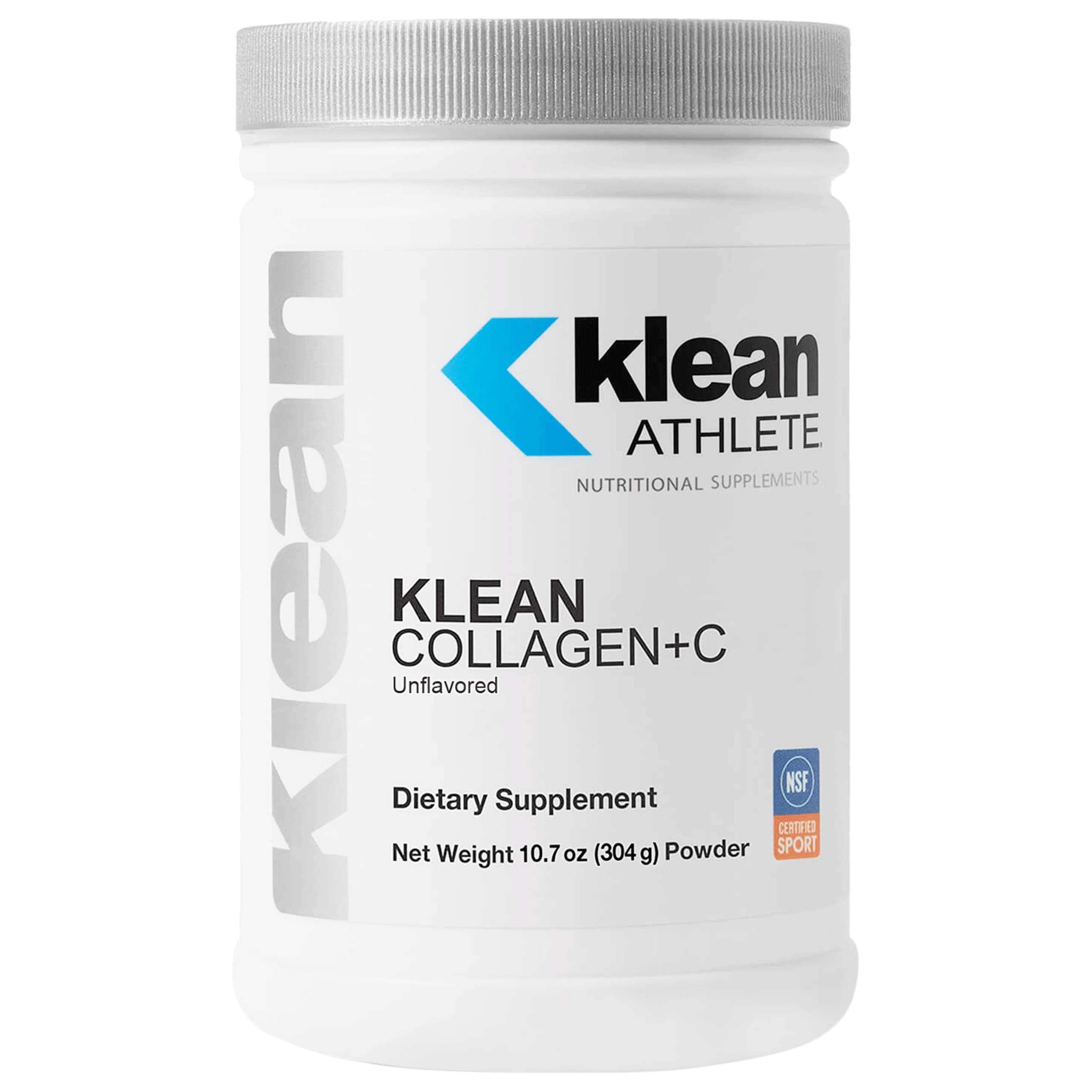 Front view of Klean Collagen+C container