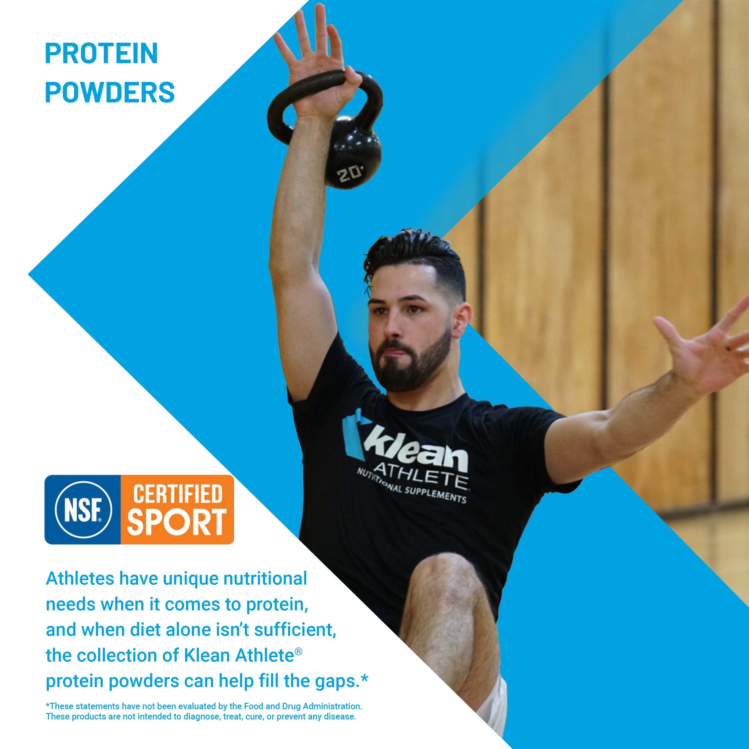 Klean Athlete Collagen+C powder swirled into smoothie for flavor and texture