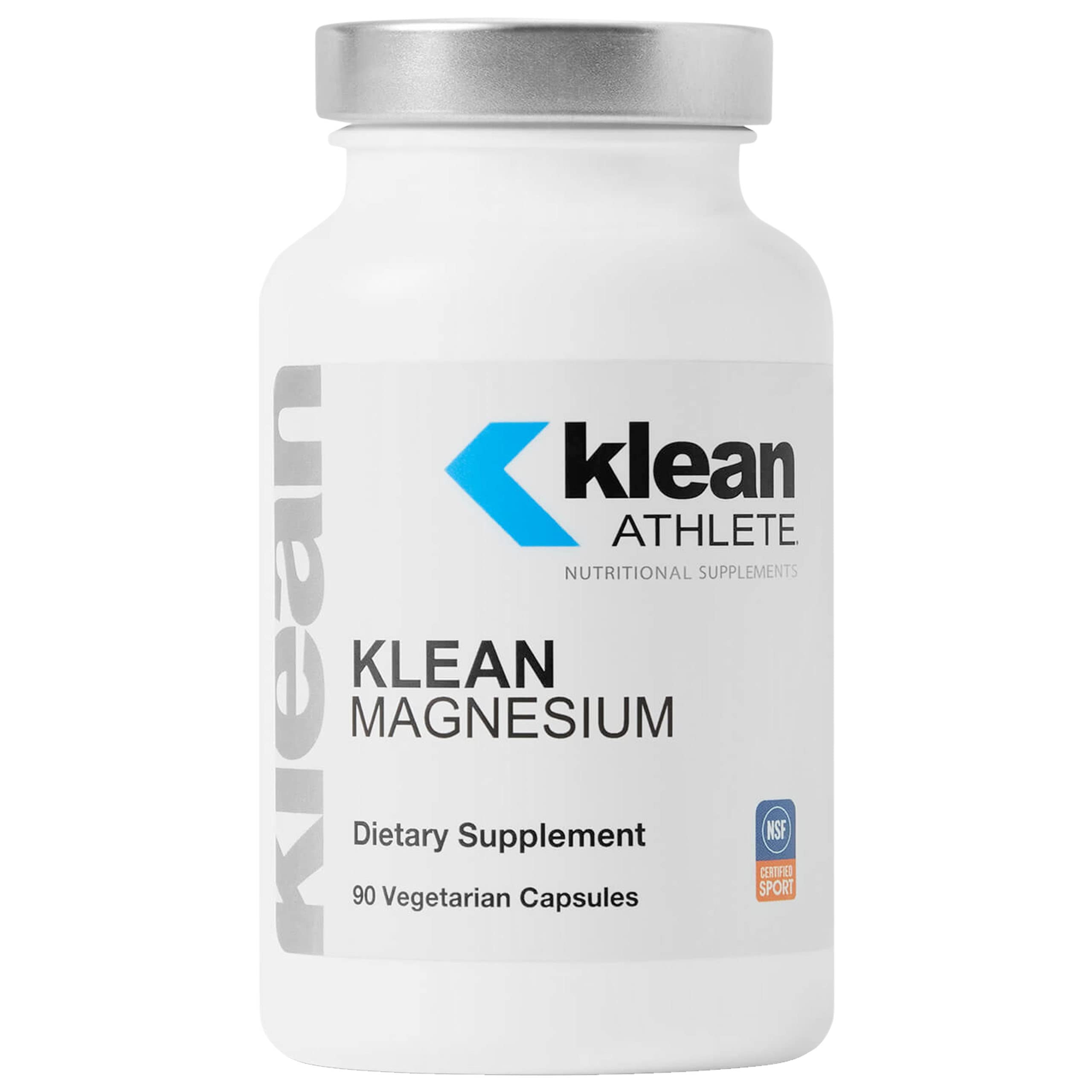 Klean Magnesium bottle with Klean Athlete branding