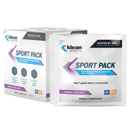 Klean Athlete Klean Sport Pack hero image with 30 daily packets
