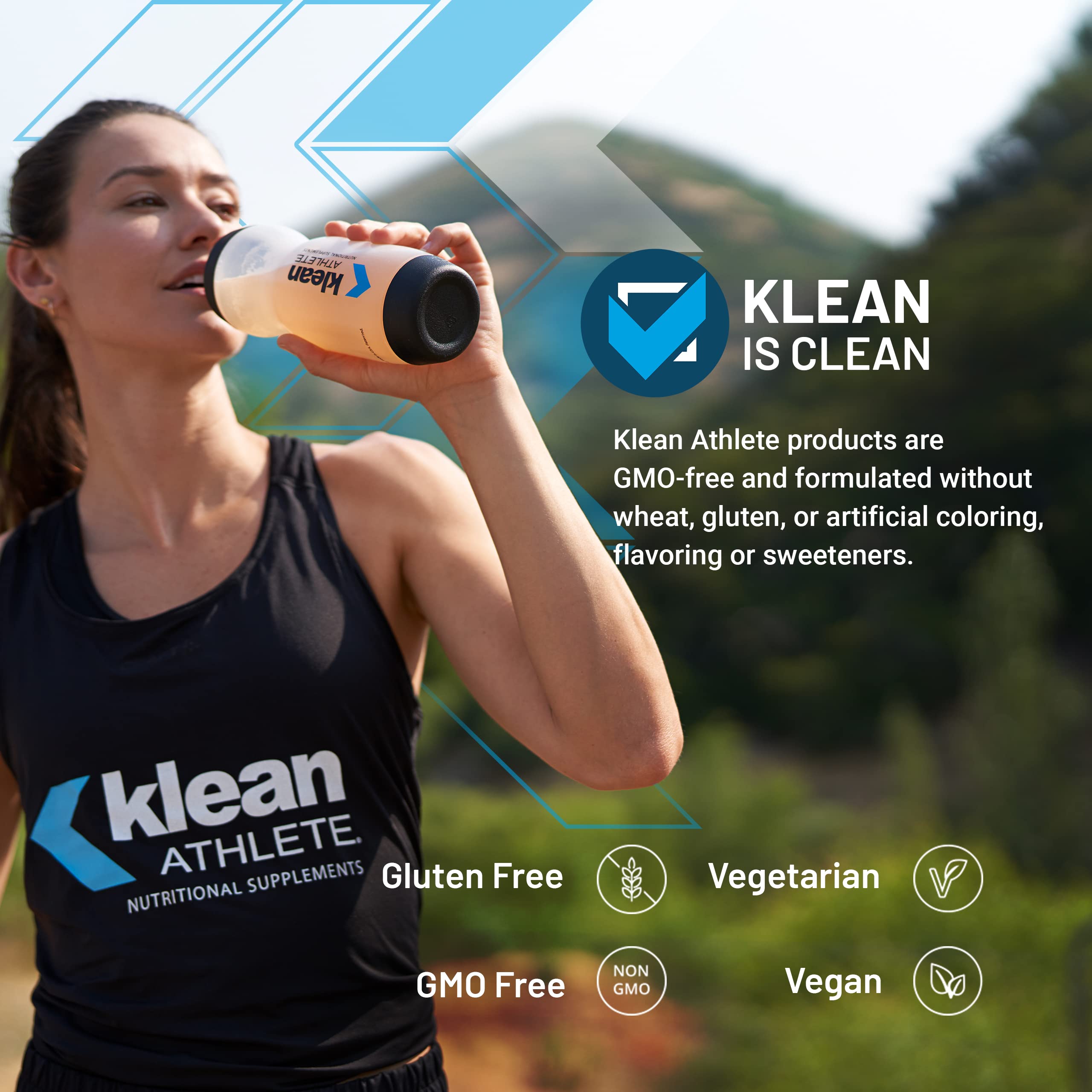 Natural Orange flavor bottle of Klean BCAA + Peak ATP