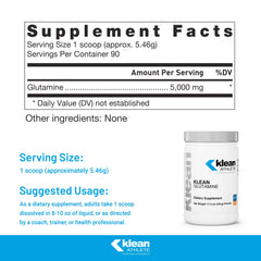 Back label with supplement facts