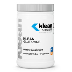 Front view of Klean Glutamine bottle