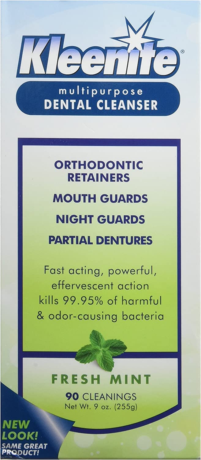 Kleenite dental cleanser bottle with resealable cap