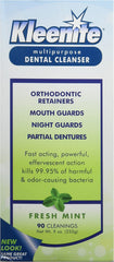 Kleenite dental cleanser bottle with resealable cap