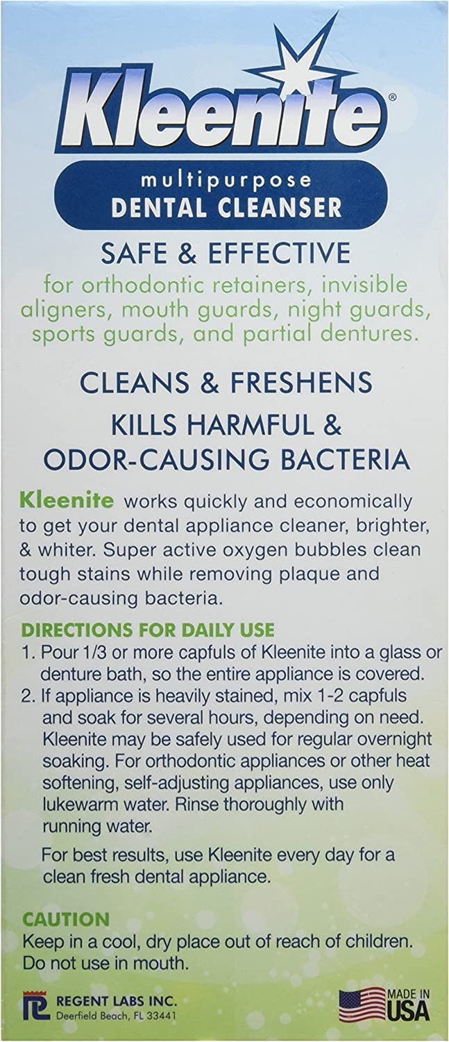 Close-up of resealable cap on Kleenite bottle