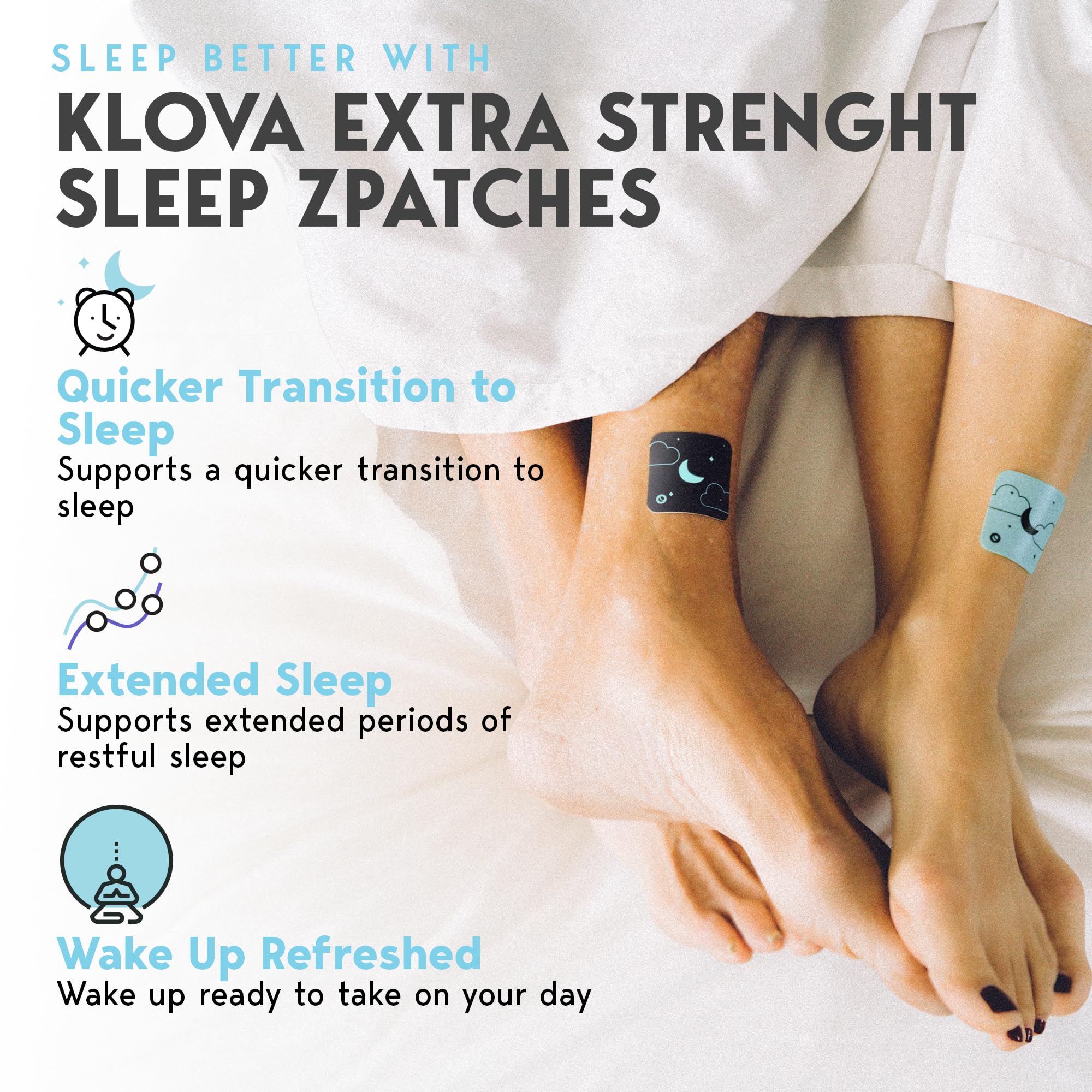 Close-up of Klova Sleep Patch