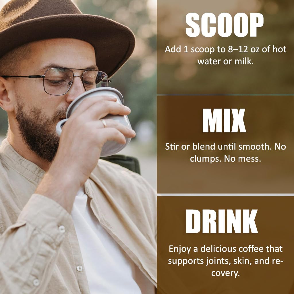 Sugar-free, dairy-free, keto-friendly collagen powder scene