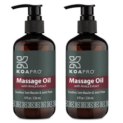 KOAPro Massage Oil 2-Pack lavender bottle