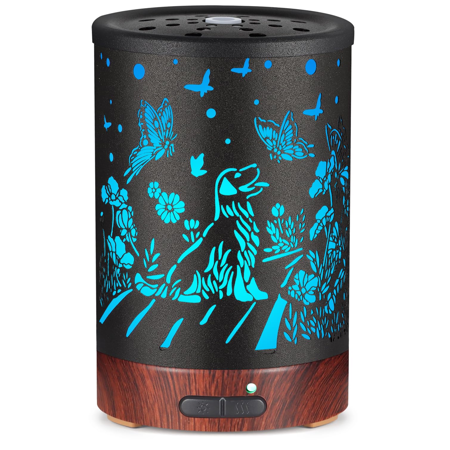 Kobodon metal essential oil diffuser - side view