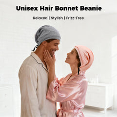 Koeuoi Silk Bonnet's breathable satin keeps moisture balanced.