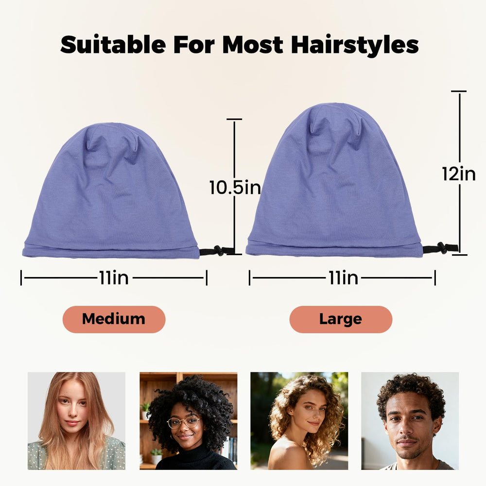 Koeuoi Silk Bonnet is ideal for lounging and daily prep.
