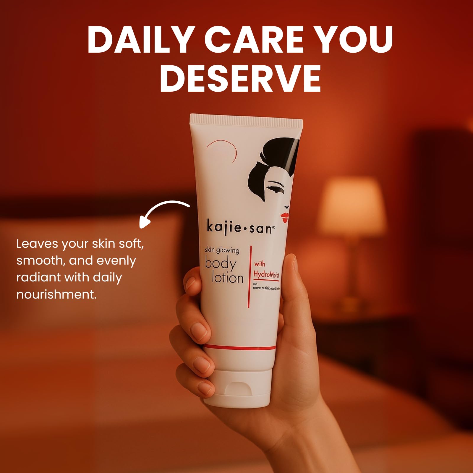 Kojie San Body Lotion is gentle enough for daily use.