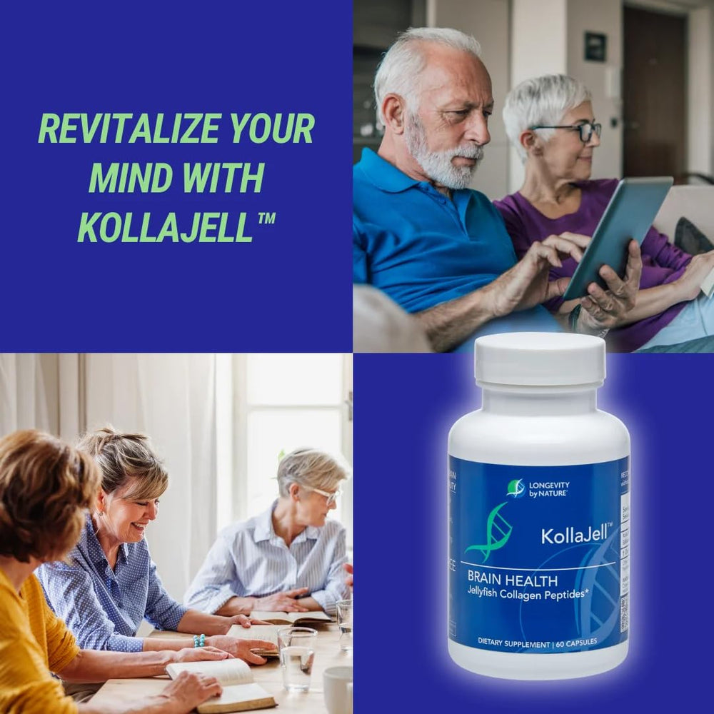 KollaJell jellyfish collagen peptides for brain health