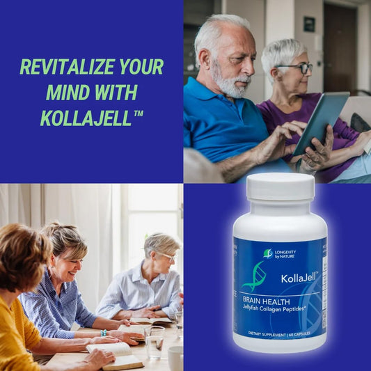 KollaJell jellyfish collagen peptides for brain health