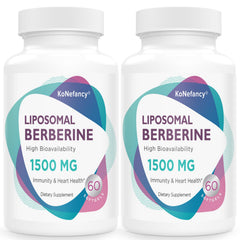 KoNefancy Liposomal Berberine bottle highlights enhanced absorption for daily wellness.