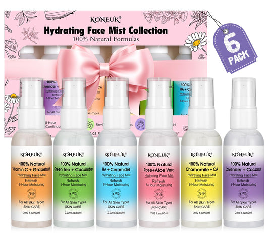 KONEUK rose water bottle mist for refreshing hydration on the go
