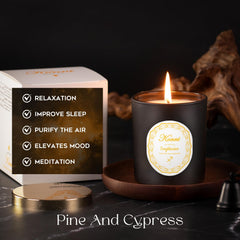 Gift-ready Sagittarius candle for November and December birthdays