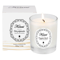 Elegant glass jar with gift box for KONNI Scented Candles