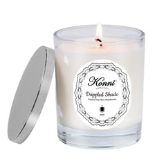 KONNI Scented Candle jar in Dappled Shade, front view