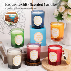 Soy wax with lead-free cotton wick close-up