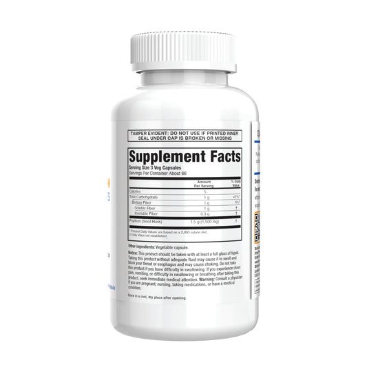 Pack of 2 Konsyl psyllium fiber capsules with 200 capsules total