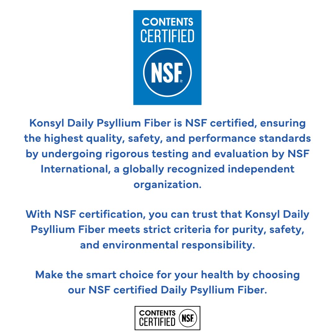 Packaging of Konsyl Daily Psyllium Fiber Powder 540g