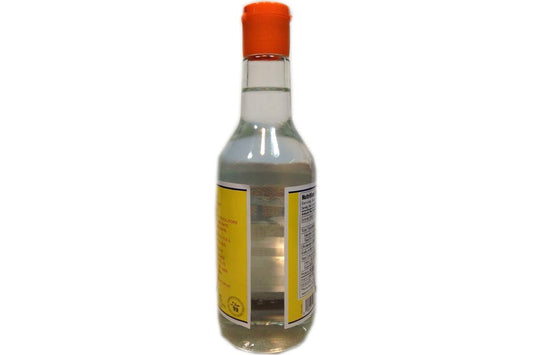 Back/label view of Koon Chun Lye Water bottle showing product details