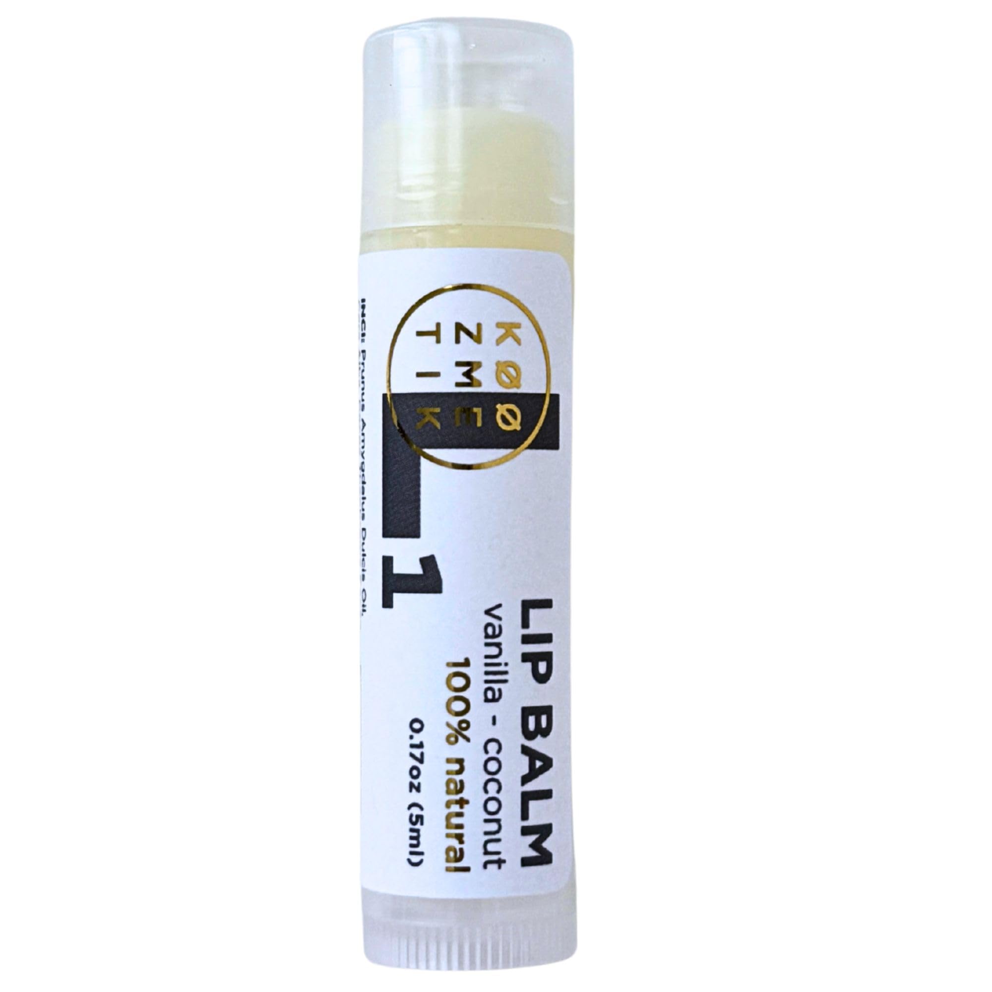 KooZmetik L1 compact lip balm ideal for travel and on-the-go use