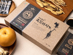 Korean Black Balloon Flower root steamed nine times and dried for herbal potency