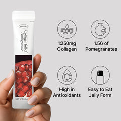 On-the-go travel pack of collagen jelly sticks