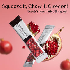 Travel-friendly collagen jelly sticks in a box
