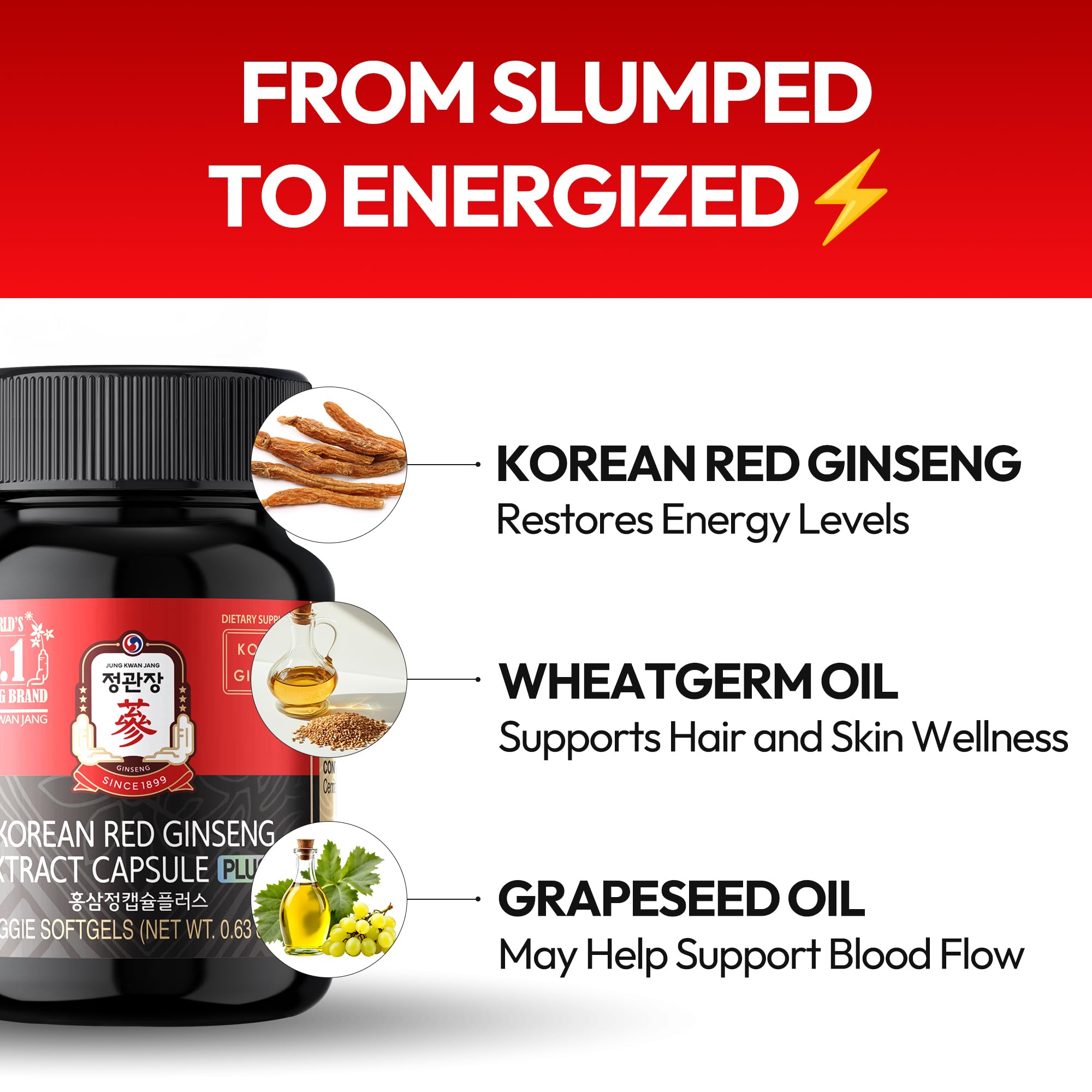 Vegan, caffeine-free and non-GMO labeling on packaging