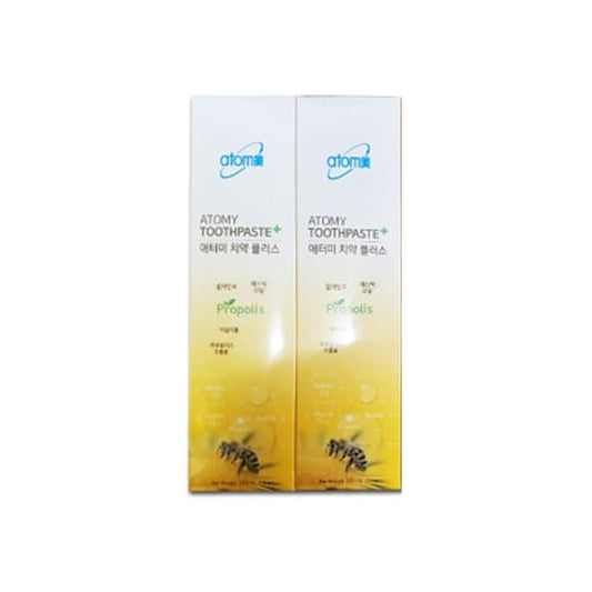 Front view of Korean Toothpaste Propolis Bees Oral Care System (7.05 oz x 2 pcs)