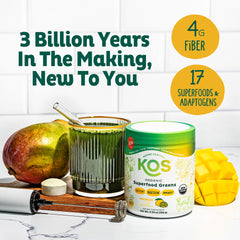 Nutrition highlights: 17 superfoods and 4g fiber