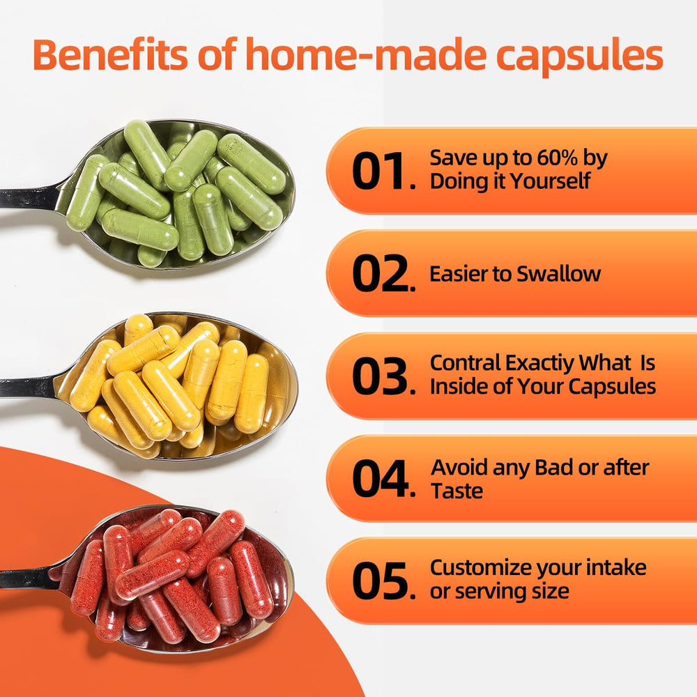 Kosher and halal certified vegan empty capsules.