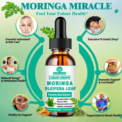 Kosher, Halal, vegan certified Moringa liquid drops packaging