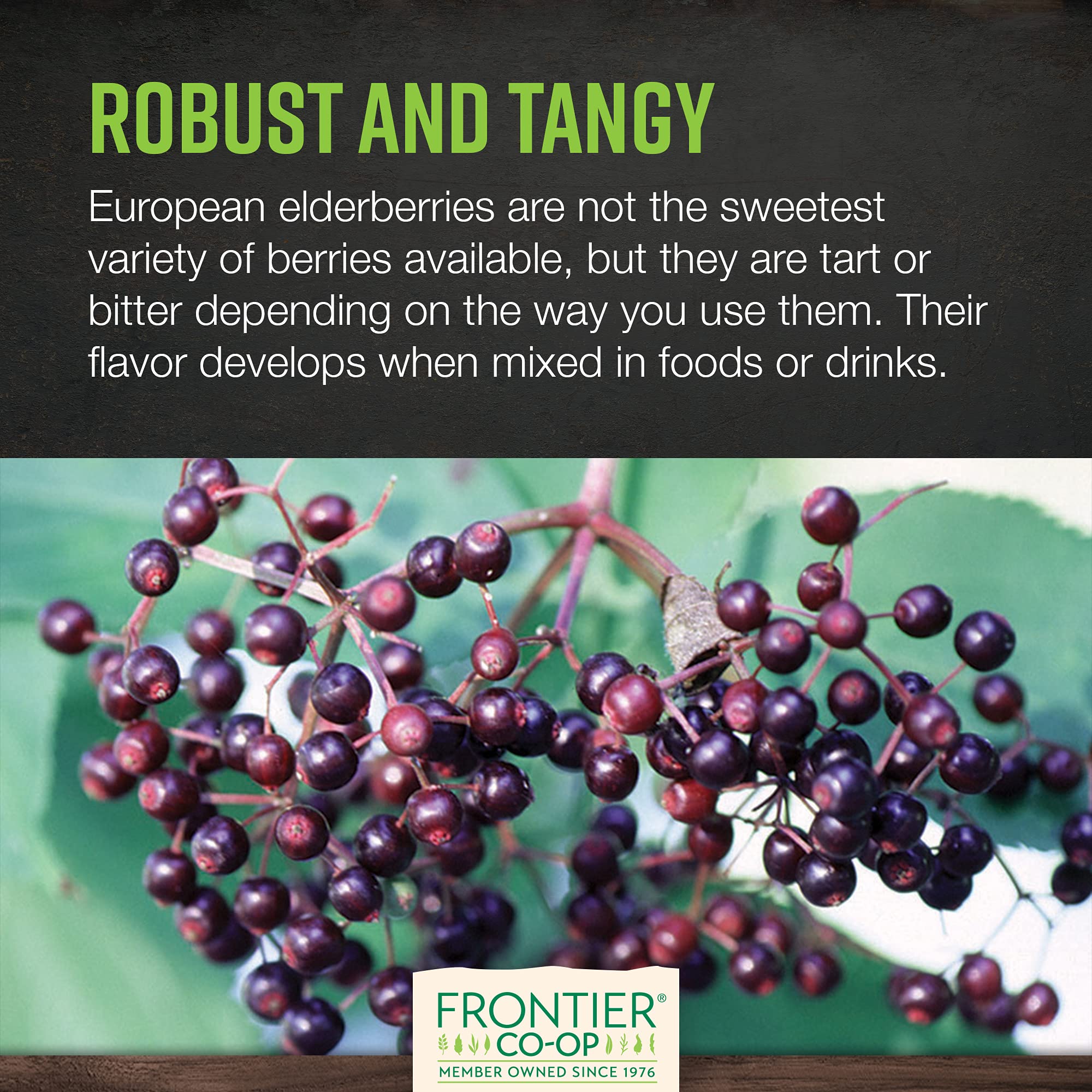 Kosher and Non-GMO organic dried elderberries