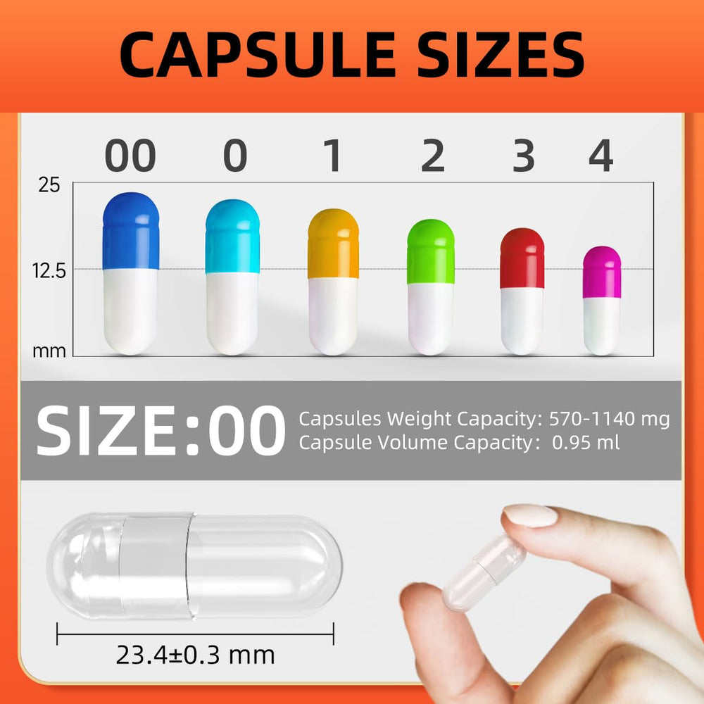 Kosher and halal certified empty capsules