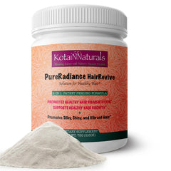 Front view of KotaiNNaturals PureRadiance Hair Revive Powder