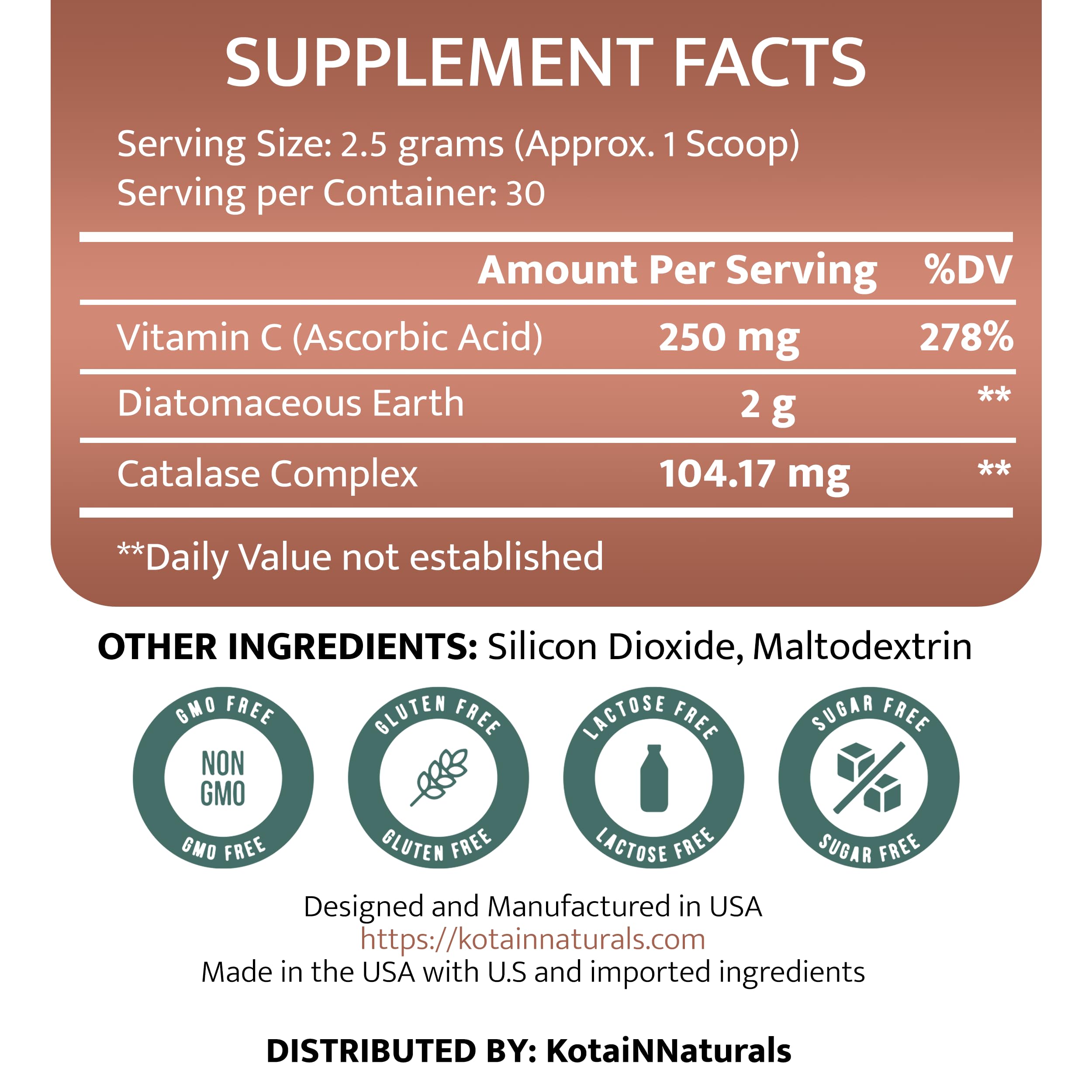 Usage image showing how to use KotaiNNaturals PureRadiance Powder