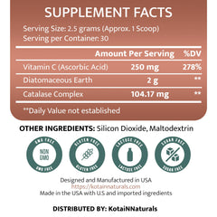 Usage image showing how to use KotaiNNaturals PureRadiance Powder