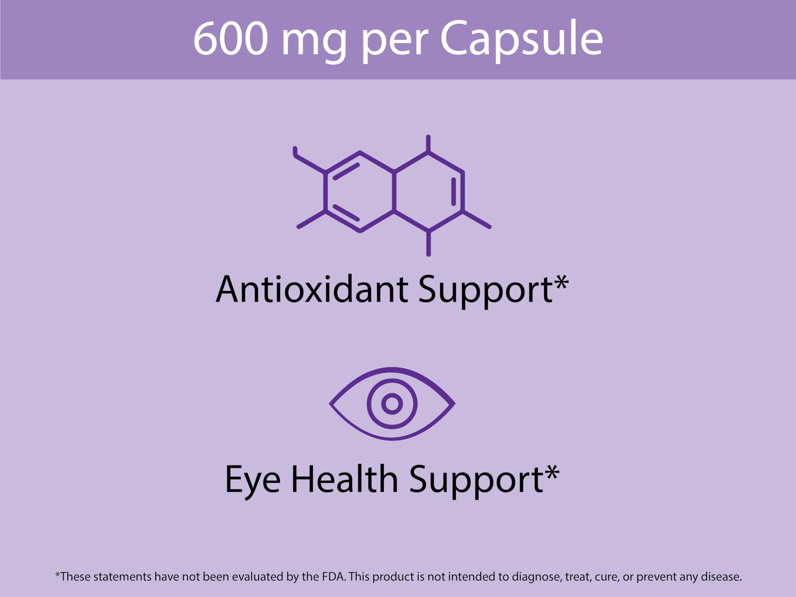 Illustration of eye health benefits from Koyah Maqui Berry Capsules